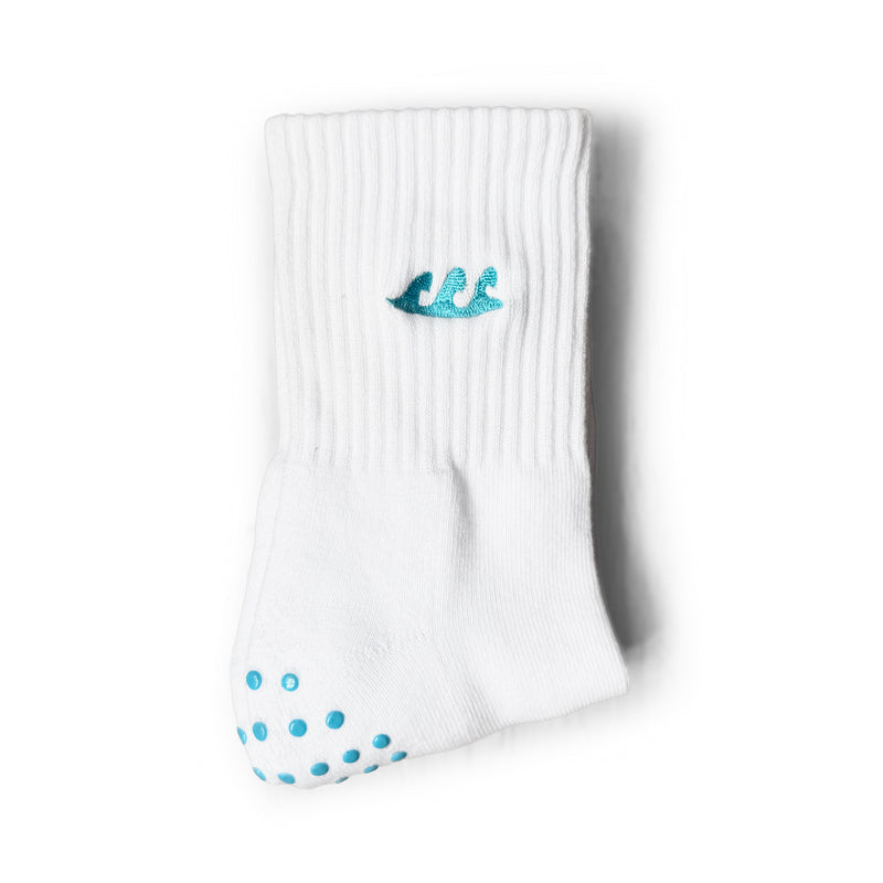 Wave Pilates Grip Socks | Non-Slip, Fun Print | Reforman