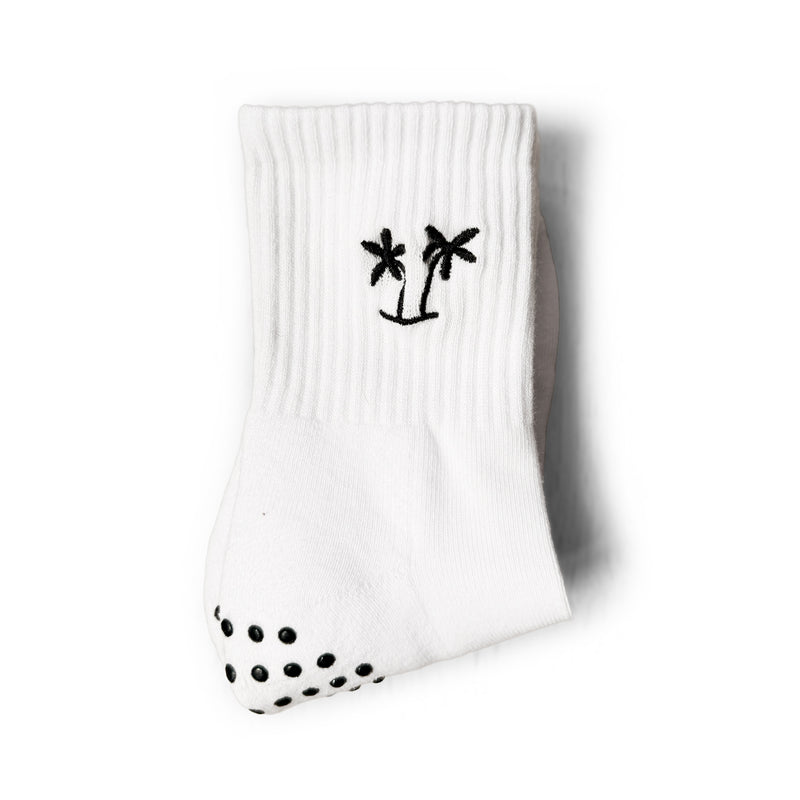 Palms Pilates Grip Socks | Non-Slip, Fun Print | Reforman